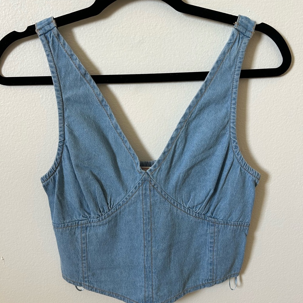 Denim Blue Women's Top